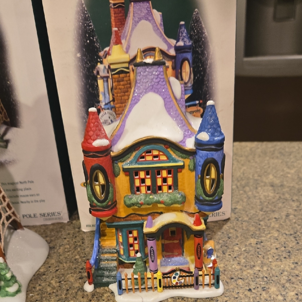 Dept 56 Crayola Palette Art Center